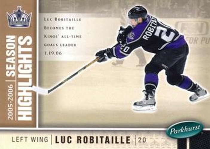 #595 Luc Robitaille - Los Angeles Kings - 2005-06 Parkhurst Hockey
