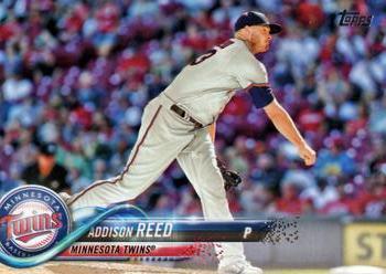 #595 Addison Reed - Minnesota Twins - 2018 Topps Baseball