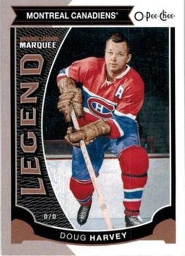 #595 Doug Harvey - Montreal Canadiens - 2015-16 O-Pee-Chee Hockey