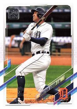 #595 Jonathan Schoop - Detroit Tigers - 2021 Topps Baseball