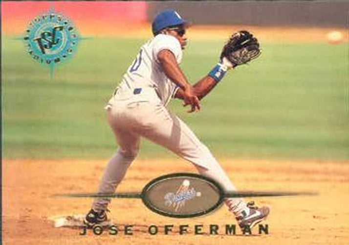 #595 Jose Offerman - Los Angeles Dodgers - 1995 Stadium Club Baseball