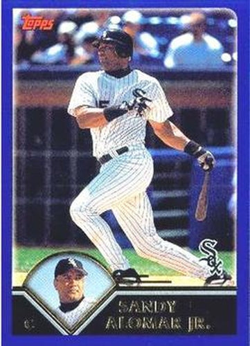 #595 Sandy Alomar Jr. - Chicago White Sox - 2003 Topps Baseball