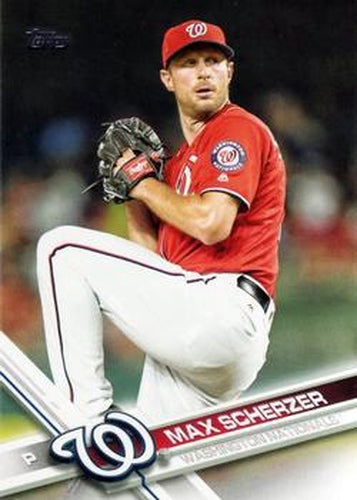 #595a Max Scherzer - Washington Nationals - 2017 Topps Baseball