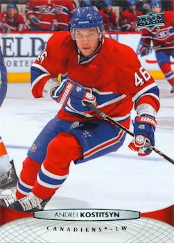 #100 Andrei Kostitsyn - Montreal Canadiens - 2011-12 Upper Deck Hockey