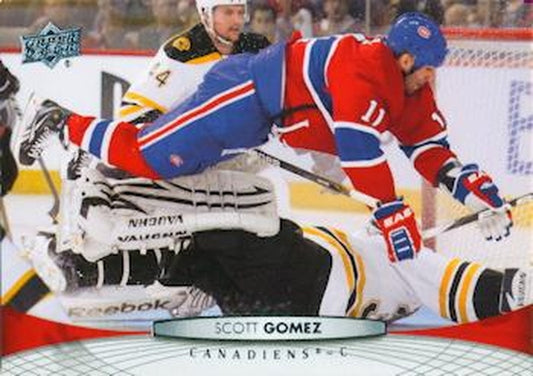 #101 Scott Gomez - Montreal Canadiens - 2011-12 Upper Deck Hockey