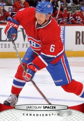 #104 Jaroslav Spacek - Montreal Canadiens - 2011-12 Upper Deck Hockey