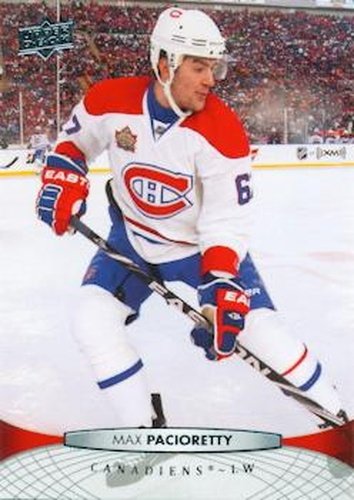 #105 Max Pacioretty - Montreal Canadiens - 2011-12 Upper Deck Hockey