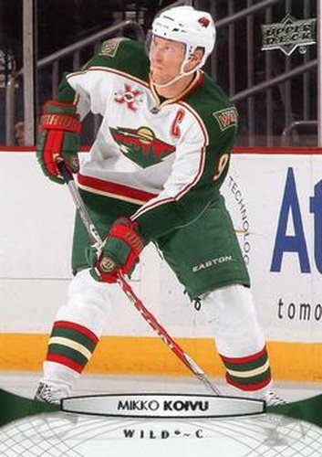 #106 Mikko Koivu - Minnesota Wild - 2011-12 Upper Deck Hockey