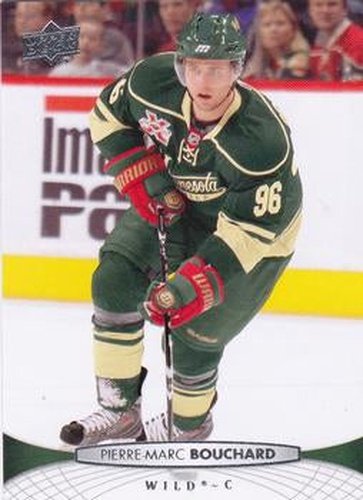 #109 Pierre-Marc Bouchard - Minnesota Wild - 2011-12 Upper Deck Hockey