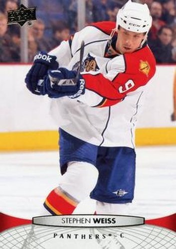 #121 Stephen Weiss - Florida Panthers - 2011-12 Upper Deck Hockey