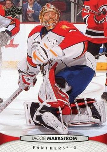 #122 Jacob Markstrom - Florida Panthers - 2011-12 Upper Deck Hockey