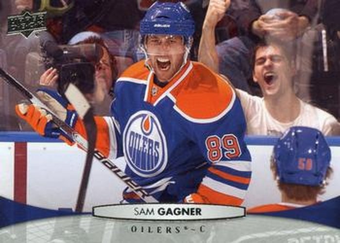 #128 Sam Gagner - Edmonton Oilers - 2011-12 Upper Deck Hockey