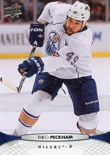 #132 Theo Peckham - Edmonton Oilers - 2011-12 Upper Deck Hockey