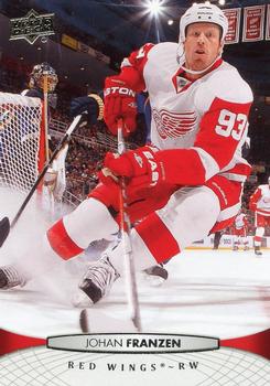 #134 Johan Franzen - Detroit Red Wings - 2011-12 Upper Deck Hockey
