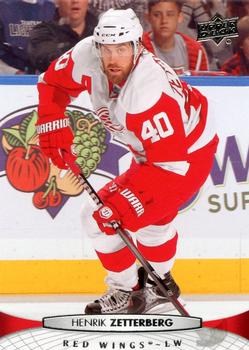 #138 Henrik Zetterberg - Detroit Red Wings - 2011-12 Upper Deck Hockey