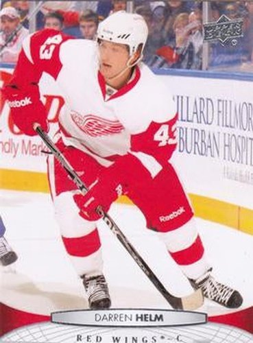 #139 Darren Helm - Detroit Red Wings - 2011-12 Upper Deck Hockey