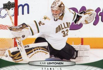 #141 Kari Lehtonen - Dallas Stars - 2011-12 Upper Deck Hockey