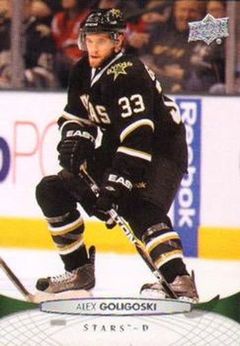 #142 Alex Goligoski - Dallas Stars - 2011-12 Upper Deck Hockey