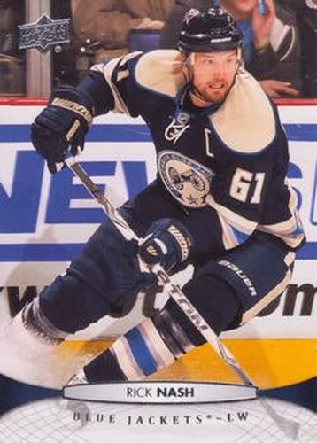 #146 Rick Nash - Columbus Blue Jackets - 2011-12 Upper Deck Hockey