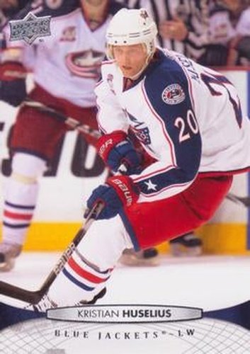 #147 Kristian Huselius - Columbus Blue Jackets - 2011-12 Upper Deck Hockey