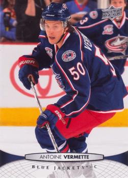 #150 Antoine Vermette - Columbus Blue Jackets - 2011-12 Upper Deck Hockey