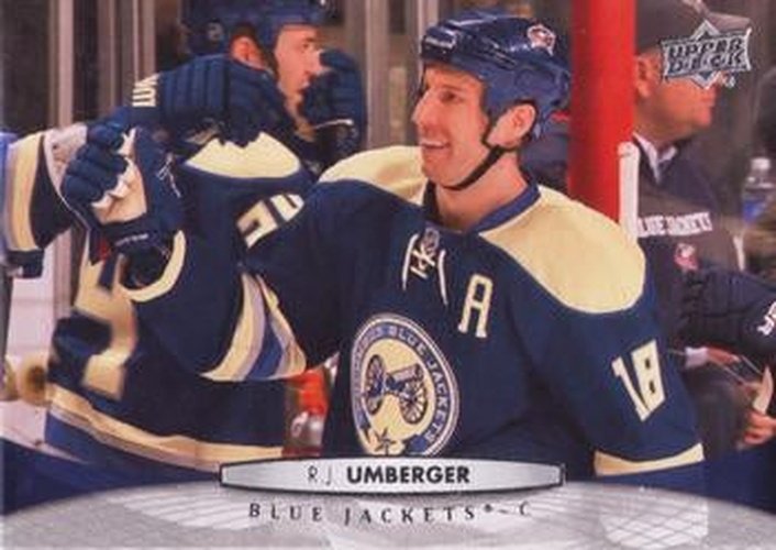 #151 R.J. Umberger - Columbus Blue Jackets - 2011-12 Upper Deck Hockey