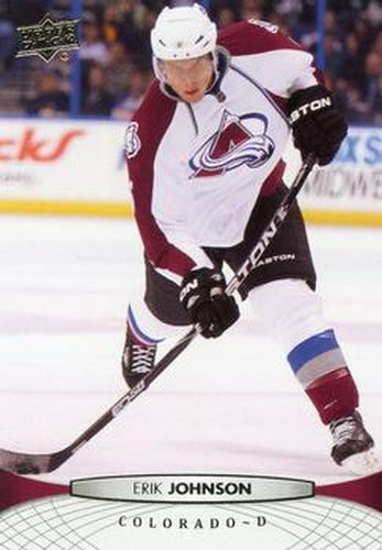 #153 Erik Johnson - Colorado Avalanche - 2011-12 Upper Deck Hockey