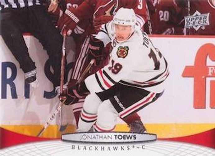 #160 Jonathan Toews - Chicago Blackhawks - 2011-12 Upper Deck Hockey