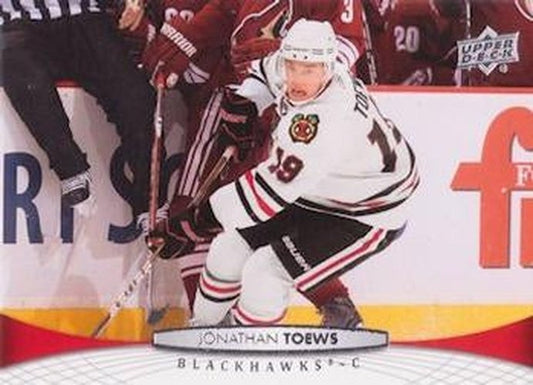 #160 Jonathan Toews - Chicago Blackhawks - 2011-12 Upper Deck Hockey