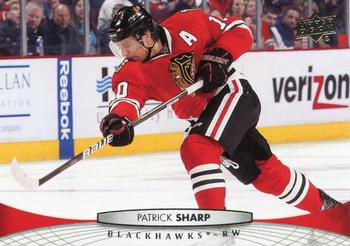 #161 Patrick Sharp - Chicago Blackhawks - 2011-12 Upper Deck Hockey