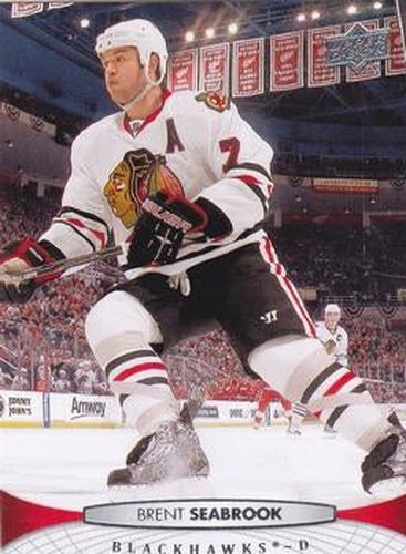 #163 Brent Seabrook - Chicago Blackhawks - 2011-12 Upper Deck Hockey
