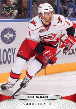 #168 Jamie McBain - Carolina Hurricanes - 2011-12 Upper Deck Hockey