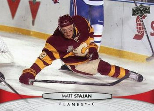 #176 Matt Stajan - Calgary Flames - 2011-12 Upper Deck Hockey
