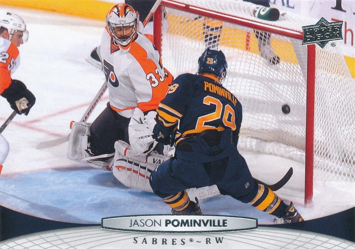 #186 Jason Pominville - Buffalo Sabres - 2011-12 Upper Deck Hockey