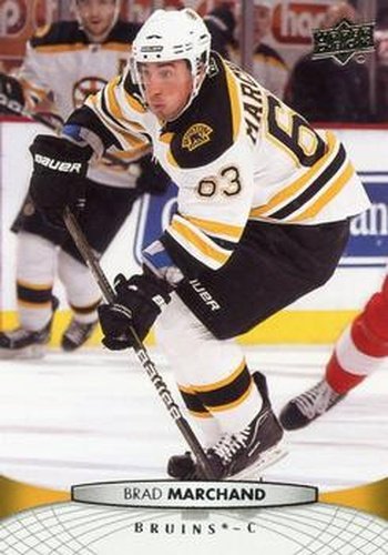 #189 Brad Marchand - Boston Bruins - 2011-12 Upper Deck Hockey