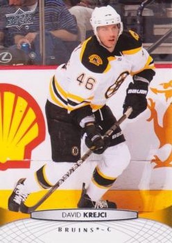 #191 David Krejci - Boston Bruins - 2011-12 Upper Deck Hockey