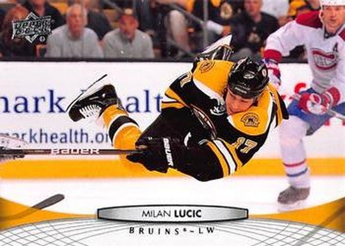 #193 Milan Lucic - Boston Bruins - 2011-12 Upper Deck Hockey