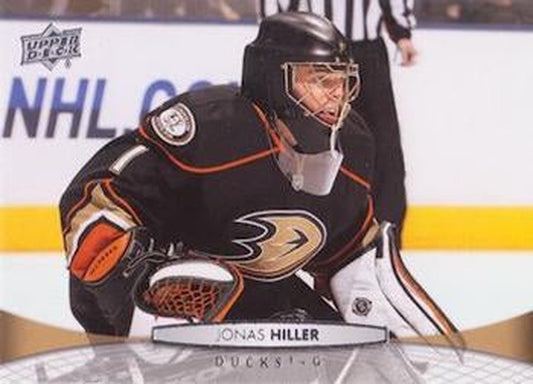 #196 Jonas Hiller - Anaheim Ducks - 2011-12 Upper Deck Hockey