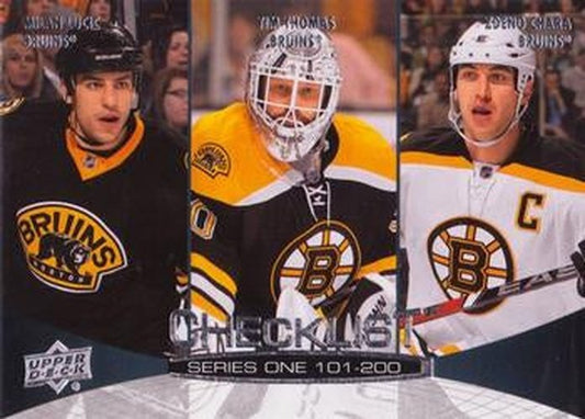 #200 Milan Lucic / Tim Thomas / Zdeno Chara - Boston Bruins - 2011-12 Upper Deck Hockey