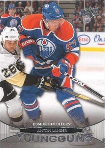 #215 Anton Lander - Edmonton Oilers - 2011-12 Upper Deck Hockey