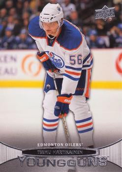 #216 Teemu Hartikainen - Edmonton Oilers - 2011-12 Upper Deck Hockey