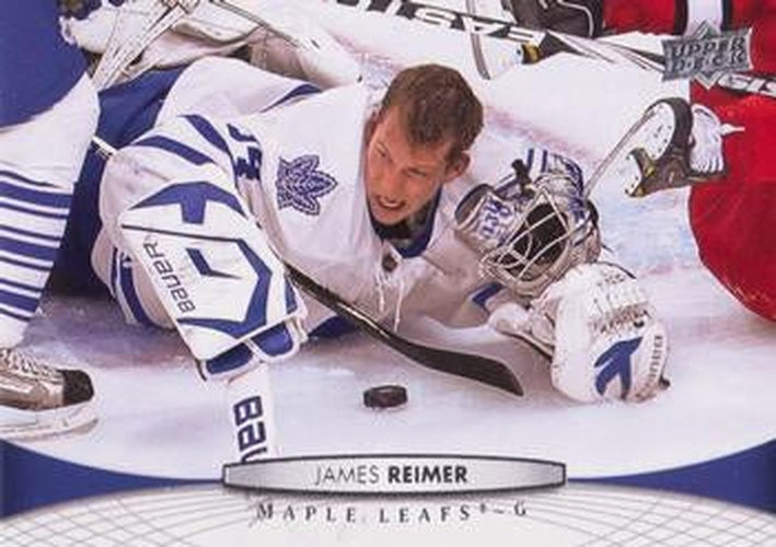 #21 James Reimer - Toronto Maple Leafs - 2011-12 Upper Deck Hockey