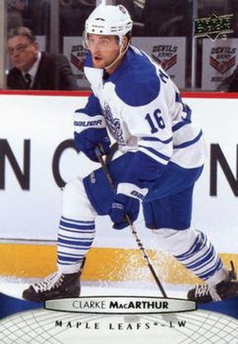#23 Clarke MacArthur - Toronto Maple Leafs - 2011-12 Upper Deck Hockey