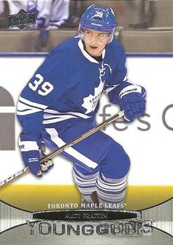 #243 Matt Frattin - Toronto Maple Leafs - 2011-12 Upper Deck Hockey