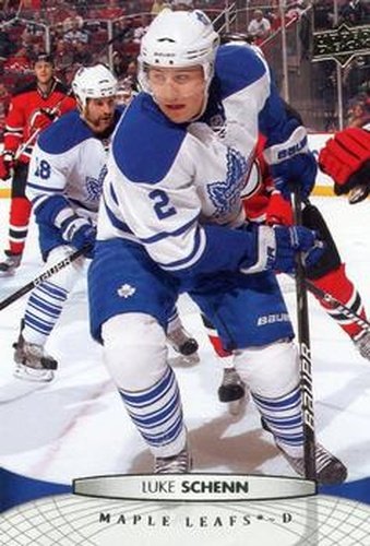 #25 Luke Schenn - Toronto Maple Leafs - 2011-12 Upper Deck Hockey