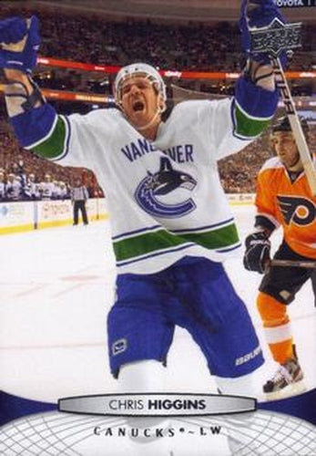 #274 Chris Higgins - Vancouver Canucks - 2011-12 Upper Deck Hockey
