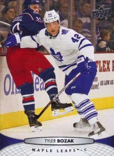 #280 Tyler Bozak - Toronto Maple Leafs - 2011-12 Upper Deck Hockey