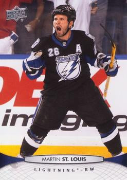 #28 Martin St. Louis - Tampa Bay Lightning - 2011-12 Upper Deck Hockey
