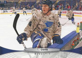 #290 T.J. Oshie - St. Louis Blues - 2011-12 Upper Deck Hockey