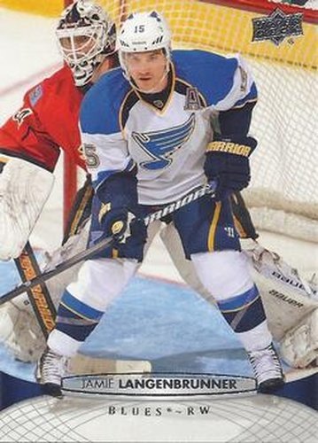 #292 Jamie Langenbrunner - St. Louis Blues - 2011-12 Upper Deck Hockey